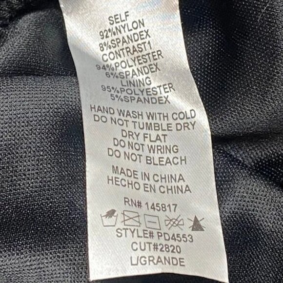 Privy Off Shoulder Shirring Mesh Dress Women's Large Black Cocktail Bodycon NWT - Picture 8 of 9